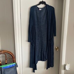 LuLaRoe Dark Blue Open Front Cardigan